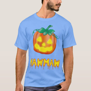 Mawmaw Funny Halloween Family JackOLantern Pumpkin T-Shirt