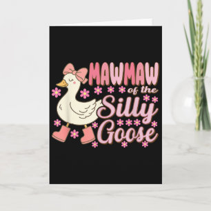 Mawmaw Goose On The Loose Funny Birthday Matching  Card