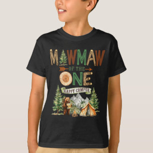 Mawmaw of the one happy camper 1st birthday T-Shirt