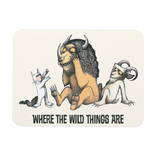 Max and the Wild Things Playing Magnet (Horizontal)