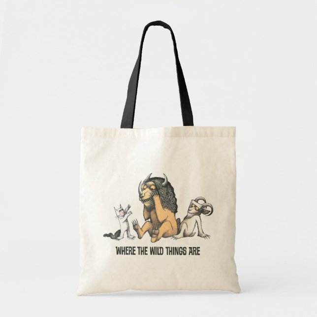 Max and the Wild Things Playing Tote Bag (Front)