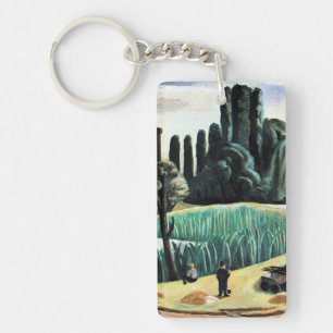 Max Beckmann - Seascape with Poplars, Key Ring