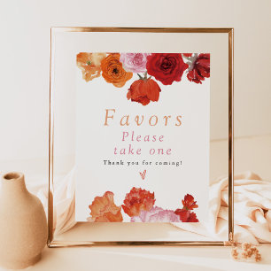 MAX Bright Spring Floral Modern Favours Poster