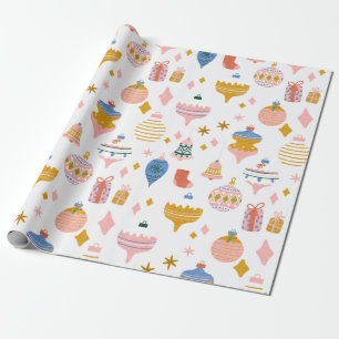 max christmas white wrapping paper