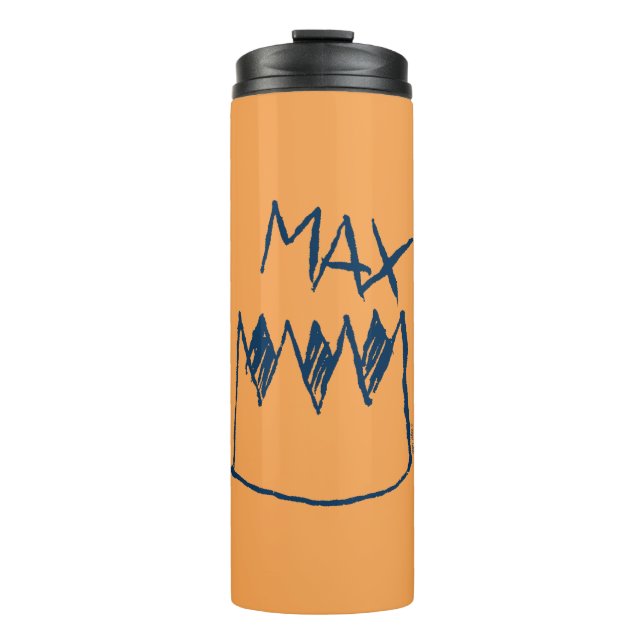 Max & Crown Sketch Thermal Tumbler (Front)