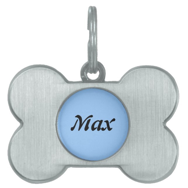 Max Dog's Name Tag (Front)