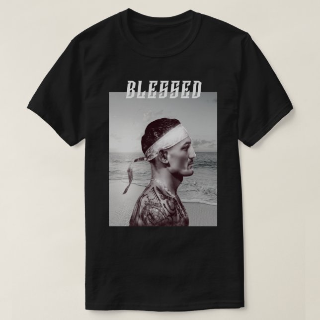 Max Holloway "Blessed" Essential T Shirt (Design Front)