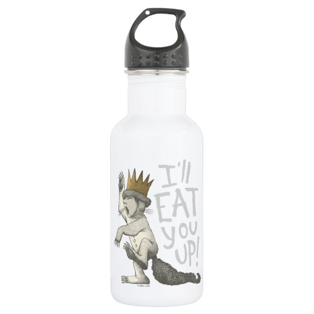 Max | I'll Eat You Up! 532 Ml Water Bottle (Front)