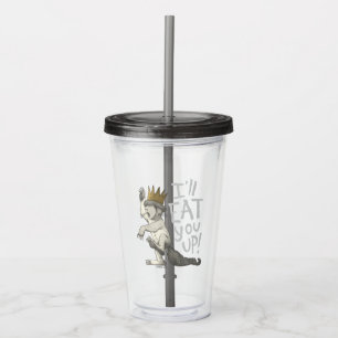 Max I'll Eat You Up! Acrylic Tumbler