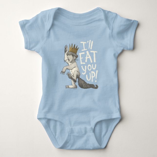 Max | I'll Eat You Up! Baby Bodysuit (Front)