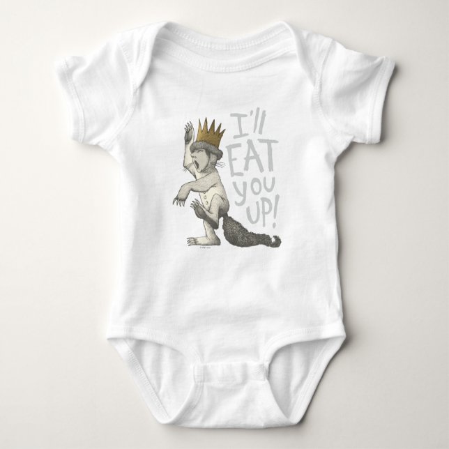 Max | I'll Eat You Up! Baby Bodysuit (Front)