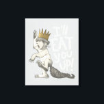 Max | I'll Eat You Up! Canvas Print<br><div class="desc">In the forty years since Max first cried "Let the Wild Rumpus Start, " Maurice Sendak's classic picture book Where the Wild Things Are has become one of the most highly acclaimed and best-loved children's books of all time.</div>