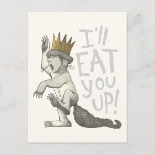 Max I'll Eat You Up! Postcard