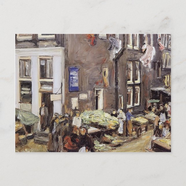 Max Liebermann- Jewish quarter in Amsterdam Postcard (Front)