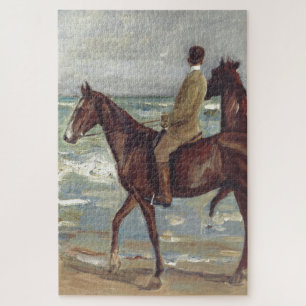 Max Liebermann: Two Riders on the Beach Art Jigsaw Puzzle