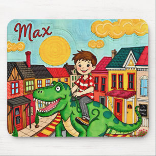 MAX ~ Riding a Dinosaur! ~ Mousepad