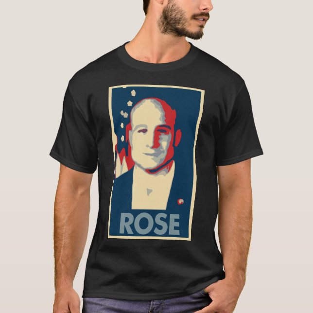 Max Rose Poster Political Parody T-Shirt (Front)