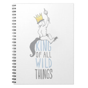 Max The King of All Wild Things - Blue Notebook