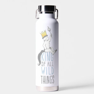 Max   The King of All Wild Things - Blue Water Bottle