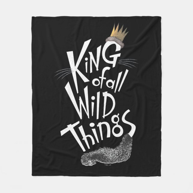 Max | The King of All Wild Things Fleece Blanket (Front)