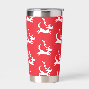 Max the Reindeer Silhouette Insulated Tumbler