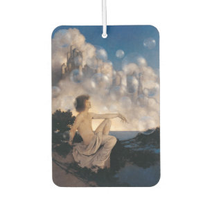 Maxfield Parrish Air Castles 1904 Vintage Fantasy  Car Air Freshener
