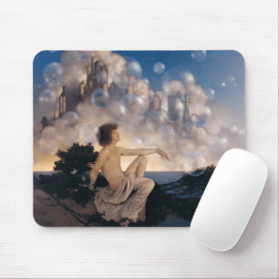 Maxfield Parrish Air Castles 1904 Vintage Fantasy  Mouse Pad