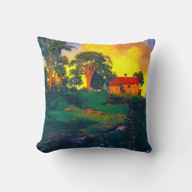 Maxfield Parrish art Cushion (Front)