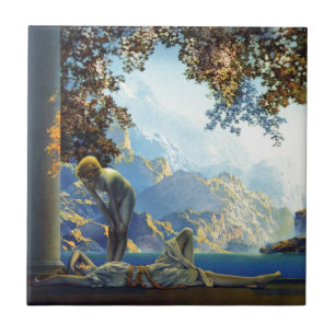 Maxfield Parrish Daybreak Tile
