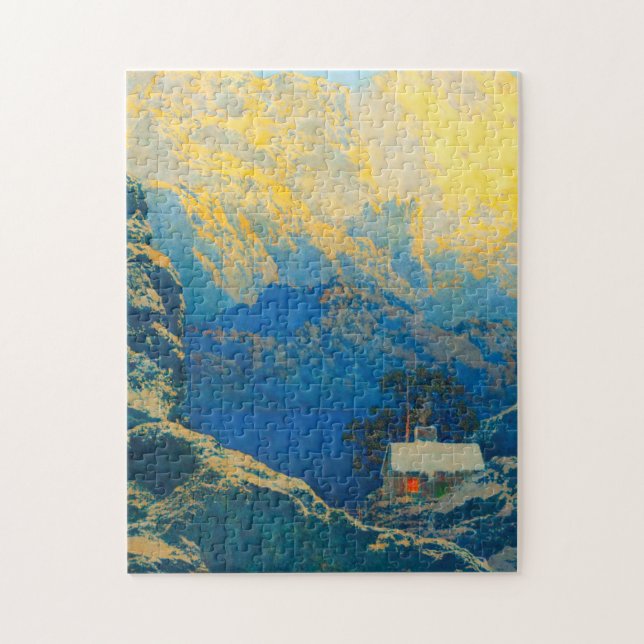 Maxfield Parrish Getting Away From it All 1941 Jigsaw Puzzle (Vertical)