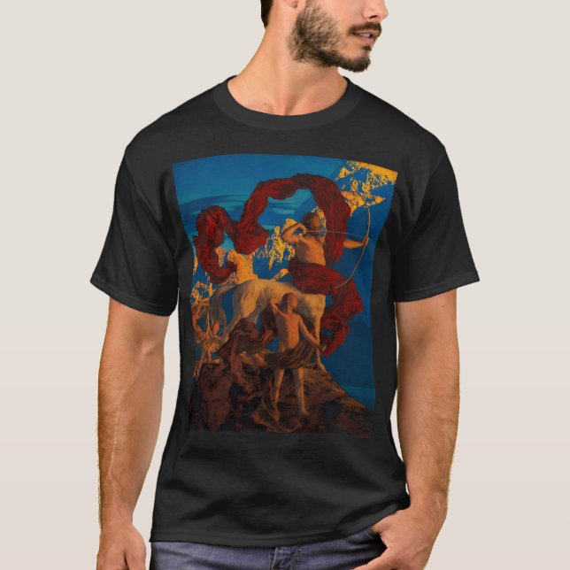 Maxfield Parrish - Jason And His Teacher T-Shirt (Front)