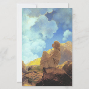 Maxfield Parrish Morning 1922 Cloud Blue Fine Art