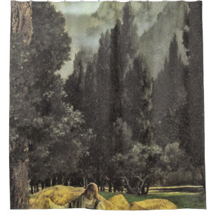 Maxfield Parrish - Poet's Dream (1901) Shower Curtain