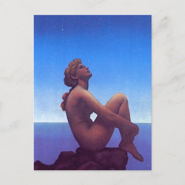"Maxfield Parrish Stars" Postcard (Front)