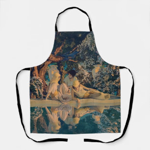 Maxfield Parrish The Garden of Allah 1918 Fine Art Apron