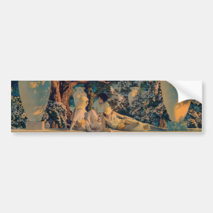 Maxfield Parrish The Garden of Allah 1918 Fine Art Bumper Sticker