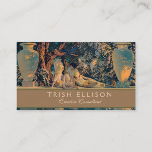 Maxfield Parrish The Garden of Allah 1918 Fine Art Business Card