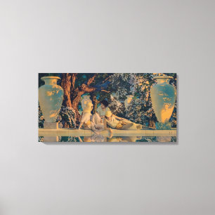 Maxfield Parrish The Garden of Allah 1918 Fine Art Canvas Print