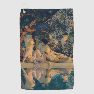 Maxfield Parrish The Garden of Allah 1918 Fine Art Golf Towel