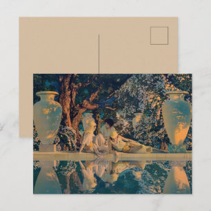 Maxfield Parrish The Garden of Allah 1918 Fine Art Postcard