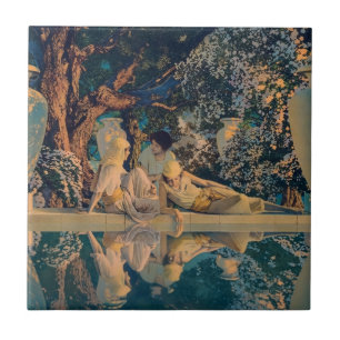 Maxfield Parrish The Garden of Allah 1918 Fine Art Tile