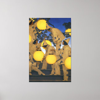 Maxfield Parrish, The Lantern Bearers (1908) Canvas Print