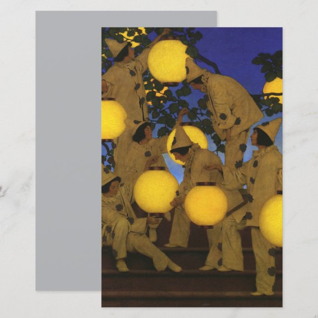 Maxfield Parrish The Lantern Bearers 1908 Vintage (Front/Back)