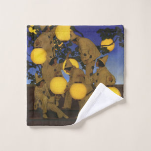 Maxfield Parrish The Lantern Bearers 1908 Vintage Bath Towel Set
