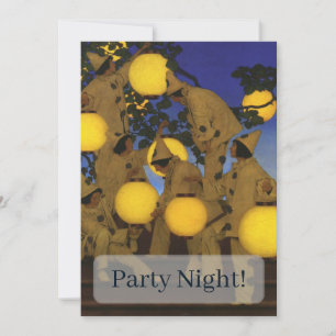 Maxfield Parrish The Lantern Bearers 1908 Vintage Invitation