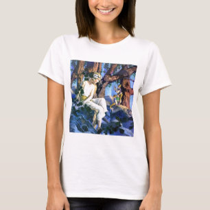 Maxfield Parrish's Fair Princess and the Gnomes T-Shirt