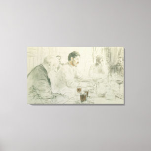 Maxim Gorky  Reading his Poem 'Children of Canvas Print