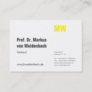 Maximal Elegant Business Card