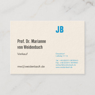 Maximal elegant business card