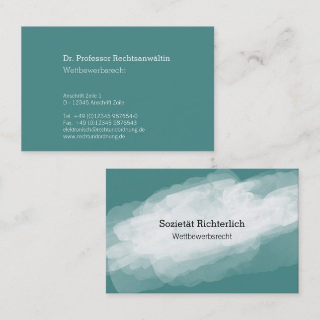 Maximal Understatement Business Card (Front/Back)